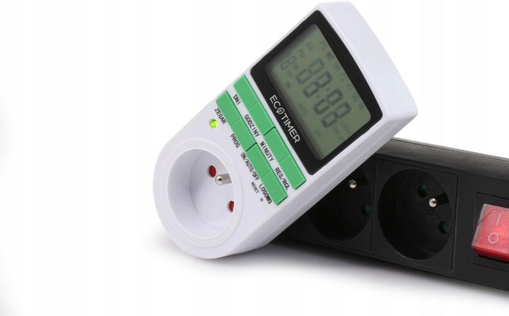 Gniazdko programowalne czasowe sterowanie 7 dni EC-PR07 PROGRAMATOR zdjęcie 11