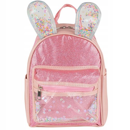Plecak przedszkolny jednokomorowy Happy Hippo dziewczynki Odcienie różu na Arena.pl
