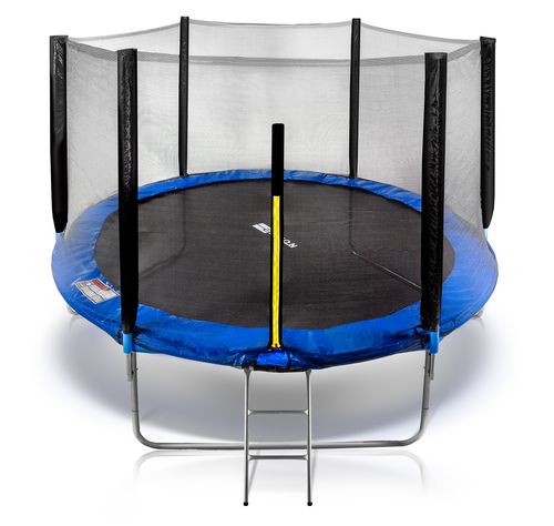 TRAMPOLINA OGRODOWA 252CM Z SIATKĄ DRABINKĄ ELITON na Arena.pl