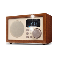 Przenośne radio drewno Design MP3 AUX SD USB + pilot - Blaupunkt HR5BR