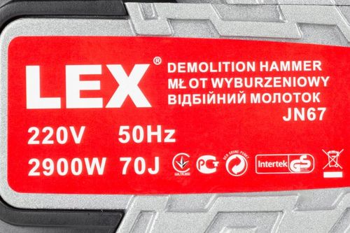 MŁOT WYBURZENIOWY MŁOT UDAROWY KUJĄCY HEX 70J DŁUTA W ZESTAWIE WALIZKA na Arena.pl