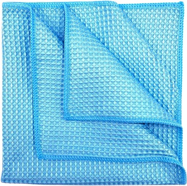 MONSTER SHINE MIKROFIBRA WAFLOWA DO CZYSZCZENIA SZYB SZKŁA W AUCIE 40X40 CM zdjęcie 1