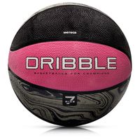 Piłka koszykowa Meteor Dribble różowy — Rozmiar: uniw