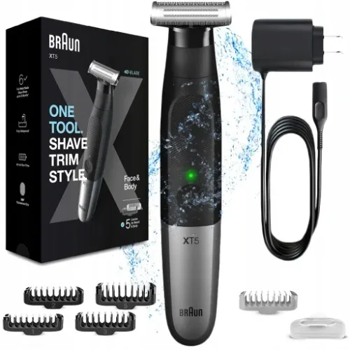 MASZYNKA TRYMER DO BRODY CIAŁA BRAUN XT5 GOLARKA MĘSKA na Arena.pl
