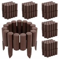 Palisada Ogrodowa Paliki Brąz 16,2 m Border Płotek