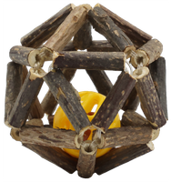 Zabawka dla kota matatabi z kulką i dzwonkiem 8cm