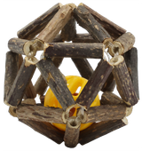 Zabawka dla kota matatabi z kulką i dzwonkiem 8cm