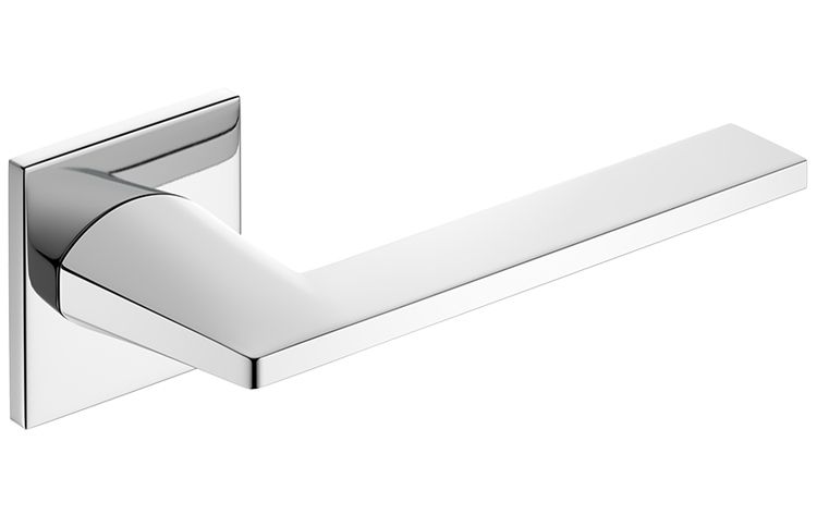 KLAMKA DRZWIOWA PREMIUM HARMONY Q SL CHROM POŁYSK zdjęcie 1