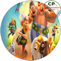 Opłatek waflowy na tort - ASTERIX & OBELIX