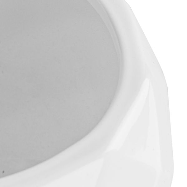 Doniczka osłonka ceramiczna kolor Biały 13,5 cm H12,5 cm połysk zdjęcie 5