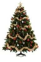 Choinka sztuczna JODŁA ZIELONA 220 cm gęsta stojak