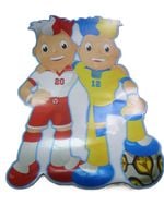 naklejki 12szt piłkarz