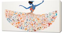 Obraz 90x50cm Wirująca Balerina