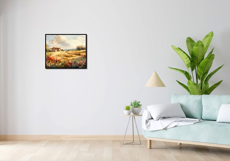 Plakat 60x50cm Sielski Domek zdjęcie 4