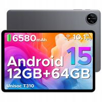 Tablet 10.1 cali DOOGEE TAB A9 12/64GB 6580mAh WiFi5 Unlsoc T310 Android16