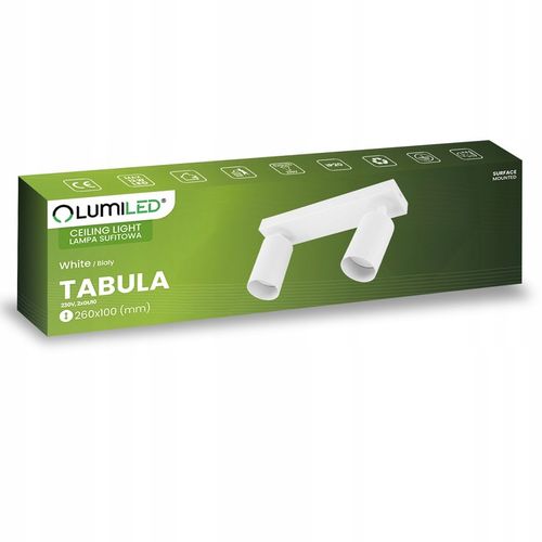 Lampa Sufitowa HALOGENOWA 2X GU10 Reflektor OPRAWA LED SPOT Kinkiet na Arena.pl