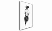 OBRAZ NA PŁÓTNIE 044 Kobieta w czerni 40x60cm