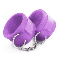 Tough Love Velcro Handcuffs With Extra 40Cm Chain Crushious Purple