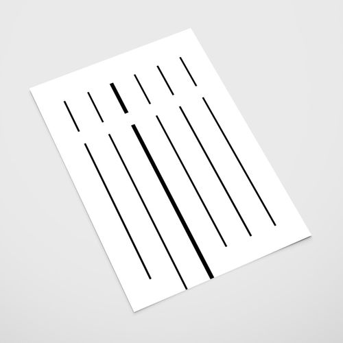 Plakat linie 30x40 cm na Arena.pl