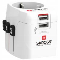 Adapter podróżny SKROSS PRO Light 1.302470 2xUSB