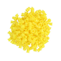 Kubeczki na tusz pigment do tatuażu Tattoo Duży rozmiar L 50szt Yellow