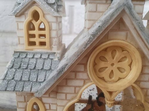 SZOPKA BOŻONARODZENIOWA ŚWIECI GRA KOLĘDA LAMPION pozytywka HURT na Arena.pl