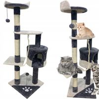 DRAPAK DLA KOTA WIEŻA DOMEK PIŁKI SZNUR ZABAWKA