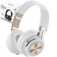 Słuchawki Bezprzewodowe Nauszne Anc 65H Feegar Alphabeat Białe Bluetooth5.4