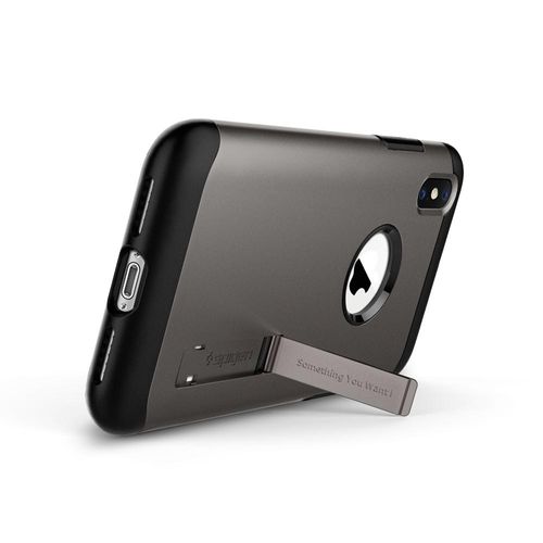Spigen Slim Armor do iPhone XS Max gunmetal na Arena.pl