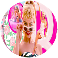 Opłatek na tort Barbie Movie