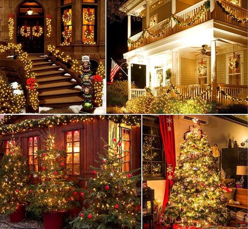 LAMPKI CHOINKOWE 500 LED ZEW/WEW BIAŁE CIEPŁE na Arena.pl