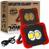 Halogen Naświetlacz LED Akumulatorowy 20W 1150lm