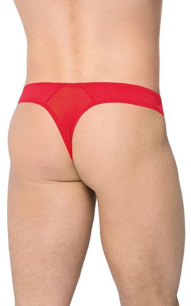 Czerwone Odkryte Stringi Męskie Soft Line 4525 M/L zdjęcie 2