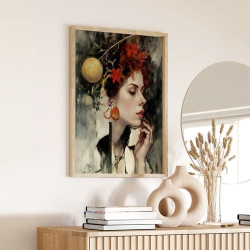 Plakat portret kobiety 30x40 cm na Arena.pl