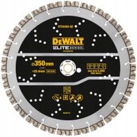 TARCZA DIAMENTOWA SEGMENTOWA BETON ZBROJONEGO 350/25,4MM ELITE DEWALT DT204