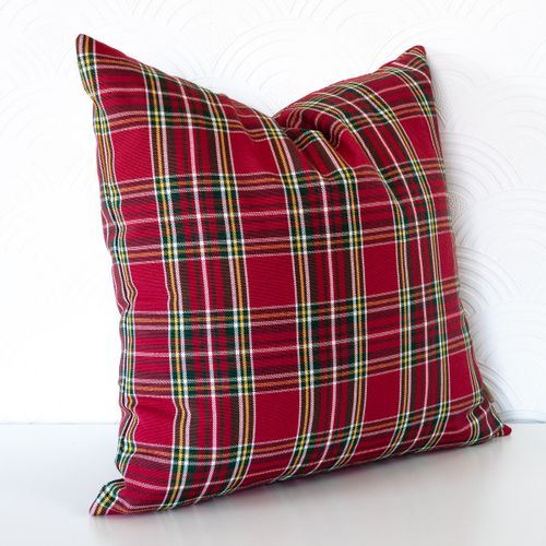 Poszewka Świąteczna Poduszka z Czerwonej Kraty 50x50 na Arena.pl