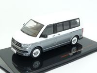 IXO VOLKSWAGEN T6 Multivan 2017 Grey metallic/white 1:43