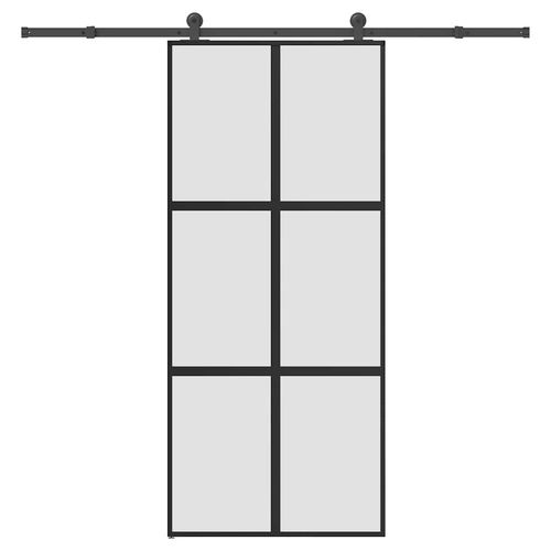 Drzwi przesuwne z zestawem okuć Szkło hartowane i aluminium na Arena.pl