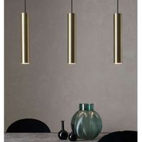 LAMPA wisząca RUBEN 107883 Markslojd metalowa OPRAWA na listwie ZWIS tuby złote