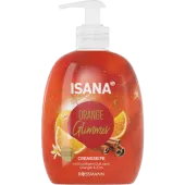 Mydło w płynie pomarańcza, cynamon Isana