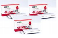3x Gluconax Premium Kontroluj poziom cukru we krwi 30 kapsułek