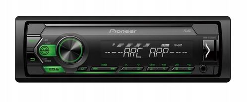 PIONEER MVH-S120UBG FLAC AUX USB ANDROID radio samochodowe 1-DIN zielony na Arena.pl