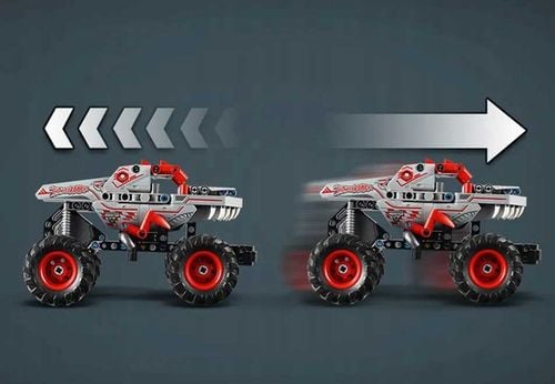 42200 - lego technic - monster jam™ thunderroarus™ z napędem typu pull-back na Arena.pl