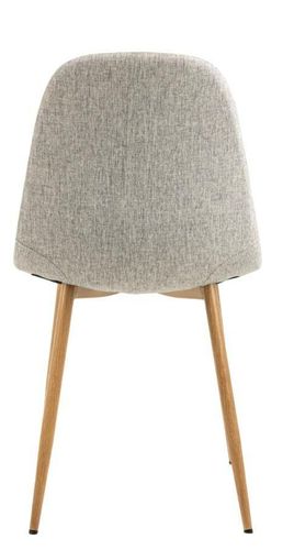 Krzesło Celia szare jasne/ naturalne na Arena.pl