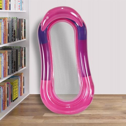 MATERAC DMUCHANY Z SIATKĄ DO PŁYWANIA LEŻAK PLAŻOWY HAMAK WODNY NA BASEN na Arena.pl