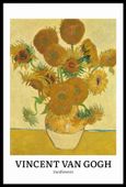 Plakat 40x60cm Design Sunflowers, Van Gogh Vintage do Salonu