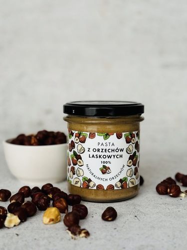 Pasta z orzechów laskowych 300 g - 100% orzechów, Bez Dodatków, na Arena.pl