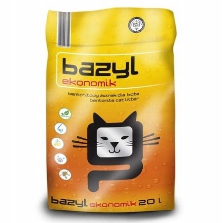 BAZYL EKONOMIK 20L - ŻWIREK DLA KOTA zdjęcie 1