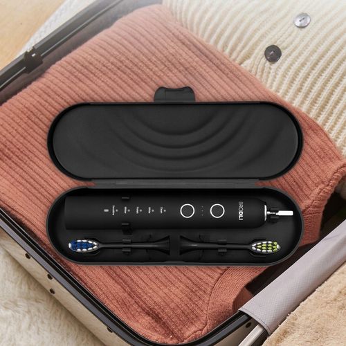 SZCZOTECZKA SONICZNA DO ZĘBÓW ELEKTRYCZNA CZARNA 10 KOŃCÓWEK INDUKCJA na Arena.pl