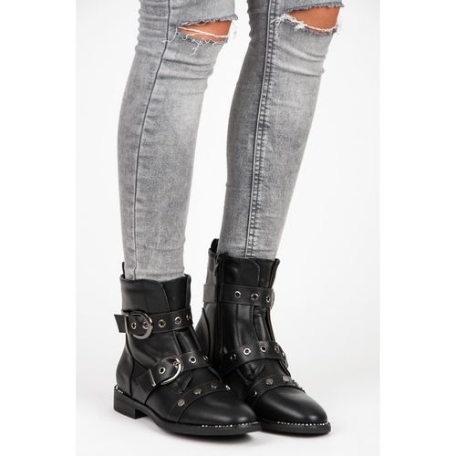 Modne Czarne Botki r.40 na Arena.pl